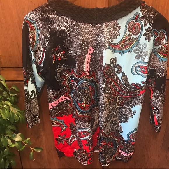 Beautiful Multi-Coloured Joseph A Top - Size Medium - Picture 3 of 4